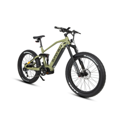 Eunorau SPECTER-S 3.0 / Hunter X9 front three-quarter view in Army Green