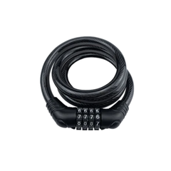 Yozma Combination Bike Lock Coiled View