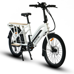 Eunorau MAX-CARGO 2.0 front three-quarter view in white