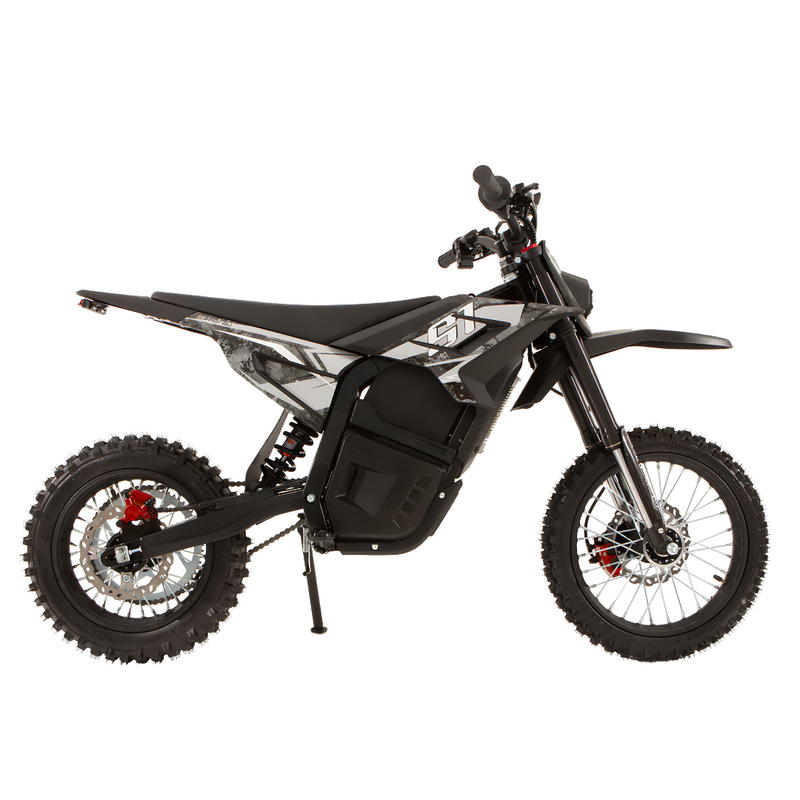 Eunorau S1 Dirt Bike side view in Camouflage