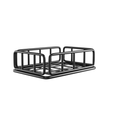 Foldable Rear Cargo Rack For Electric Bike – opposite angled view showing foldable side rails