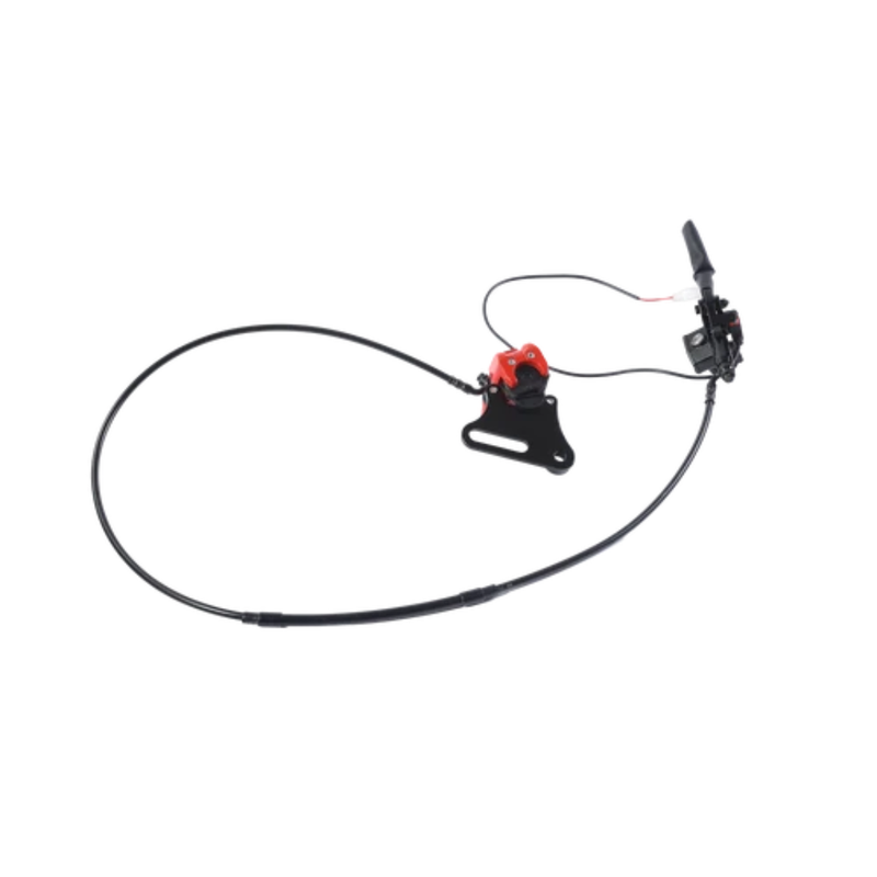 Yozma IN 10 Rear Disc Brake caliper and mounting bracket with hydraulic hose