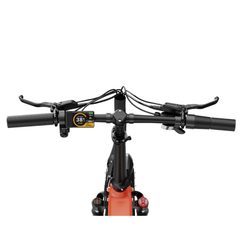 Front view of the Mars 3.0 handlebars and control display.