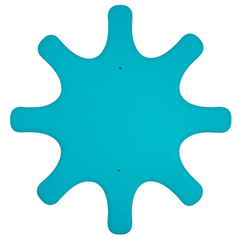 Aqua Marina Yoga Dock 9'6" bottom view showing full inflatable dock shape