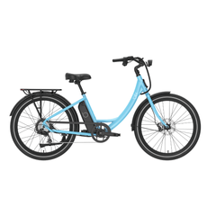 Blix Sol X Comfort eBike in Sky Blue side view