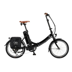 Blix Vika Carrying Bag attached to the rear rack of a Vika electric bike
