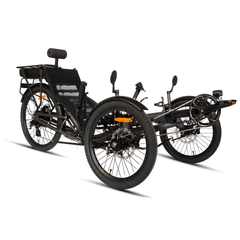 Eunorau T1 Recumbent Trike front three-quarter view