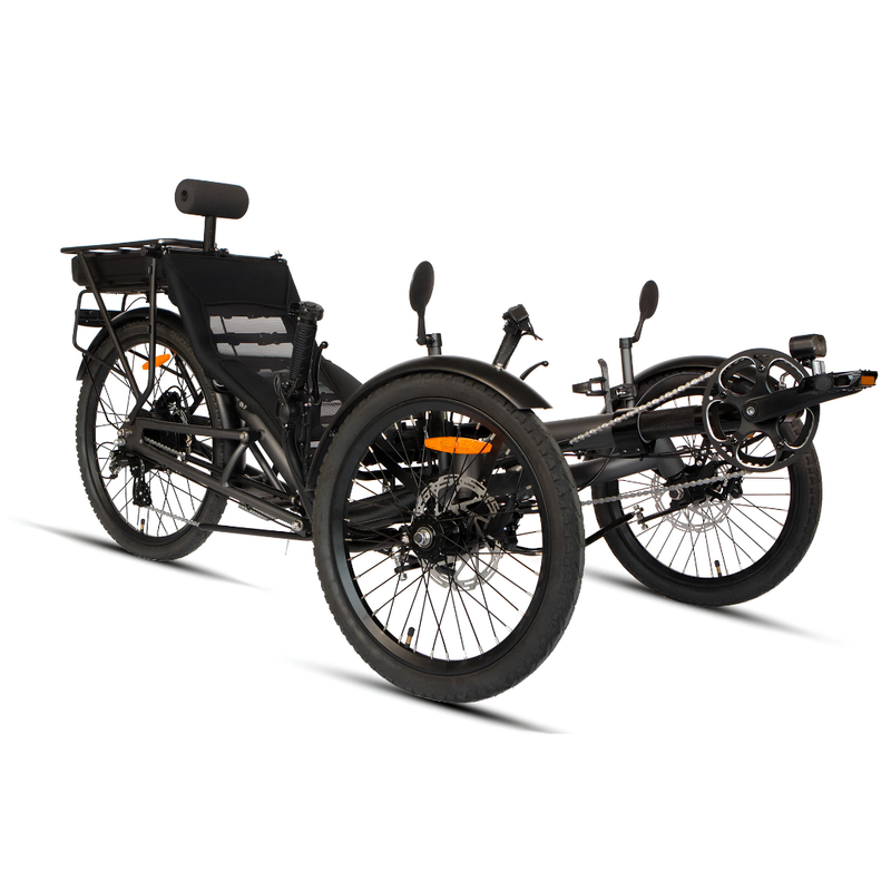 Eunorau T1 Recumbent Trike front three-quarter view