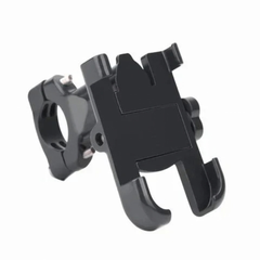 Smartphone Adjustable Holder For Electric Bicycle – angled view showing adjustable phone cradle and handlebar clamp