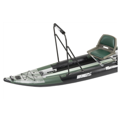 Sea Eagle 385fta FastTrack Angler side view with seat and support bar installed