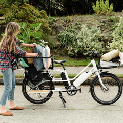 Blix Packa Genie Cargo eBike with rear child seat