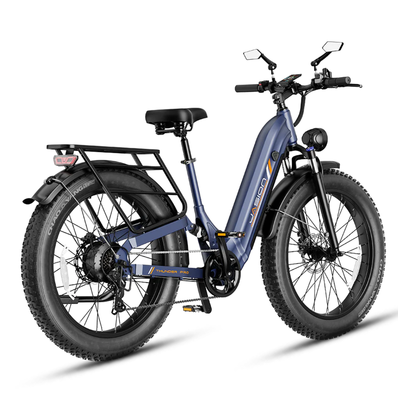 Jasion Thunder Pro ST electric bike front view with fat tires
