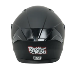 Yozma Dirt Bike Helmet Rear View