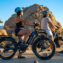 Himiway D5 2.0 ST electric bike in use on rocky outdoor trail