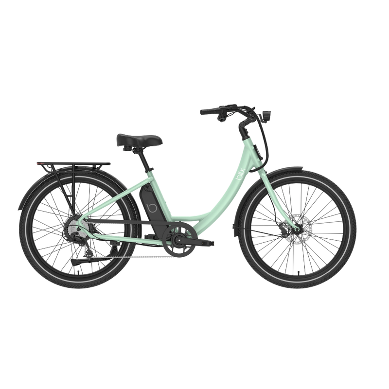 Blix Sol X Comfort eBike in Seafoam side view
