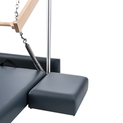 High mat padding and spring detail on Legacy Pilates Apparatus Pilates Wall Unit With High Mat