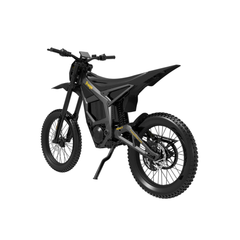 FreeGo Nova 5 Mid-Drive Off-Road Electric Dirt Bike black rear angle studio view