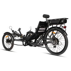 Eunorau T1 Recumbent Trike side view with recumbent seat