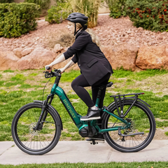 Himiway A7 Pro electric bike in use on outdoor trail
