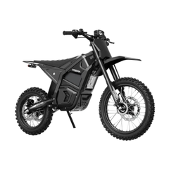 Yozma IN 10 Pro Black Electric Dirt Bike Front Three-Quarter View