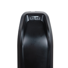 Eunorau downtube battery charge indicator and power button close-up