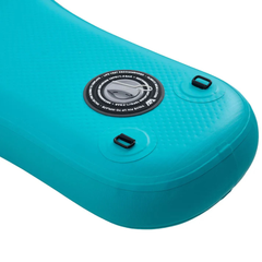 Aqua Marina Yoga Dock 9'6" close-up showing air valve and dock attachment point