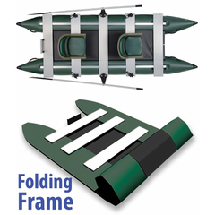 Sea Eagle 375fc FoldCat – Green Fold Cat Dlx Pkg folding frame diagram and layout