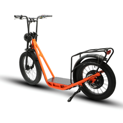 Eunorau JUMBO rear three-quarter view in orange