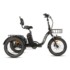 Eunorau ONE-TRIKE 2.0 side view in black
