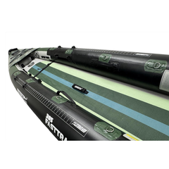 Sea Eagle 385fta FastTrack Angler close-up of interior floor and side tube design