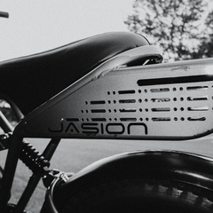 Jasion RetroVolt Pro rear side panel and fender close-up