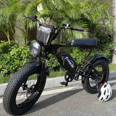 Freego E-Bike Waterproof Front Bag – installed on Freego e-bike in outdoor setting