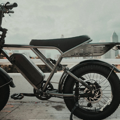 Jasion RetroVolt Pro electric bike side view in an outdoor setting
