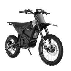 Yozma IN 10 Pro Black Electric Dirt Bike Close Angled View