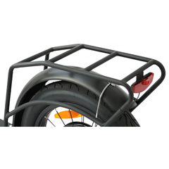 Eunorau JUMBO rear cargo rack and taillight close-up