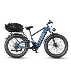 Jasion Thunder Pro blue electric bike, side view