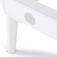 Elina Pilates Nubium Reformer Bundle – white aluminum frame detail