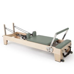 Elina Pilates Elite Wood Reformer | Stackable Pilates Reformer