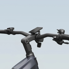 Himiway D5 2.0 ST close-up showing handlebar and stem design
