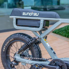 Eunorau Flash Lite 2.0 rear battery and frame close-up