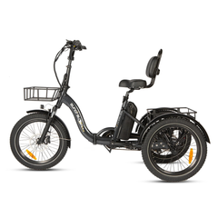 Eunorau ONE-TRIKE 2.0 opposite side view in black