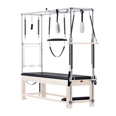 Legacy Pilates Apparatus Pilates Cadillac in Maple – full apparatus with light maple frame