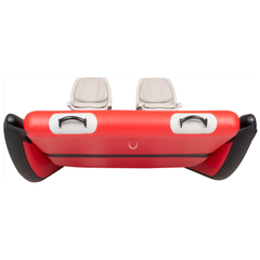 Sea Eagle FastCat14 Catamaran – Deluxe 2 Person Package front view showing catamaran hull design and two seats