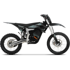 MotoTec Venom 72V 30000W Electric Dirt Bike opposite side view in Black