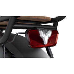Himiway D5 Pro close-up showing rear tail light under rear rack