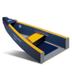 Aqua Marina - Tomahawk AIR-C 15'8" High Pressure Speed Canoe cutaway view showing inflatable canoe construction