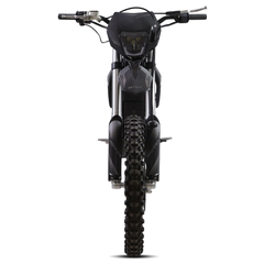 MotoTec Venom 72V 12000W Electric Dirt Bike front view in Black