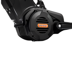 Himiway D7 Pro close-up showing Bafang motor and crank area