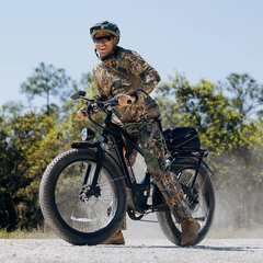 Jasion Thunder Pro electric bike ridden outdoors by a cyclist