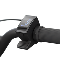 Himiway C1 Kids eBike close-up showing handlebar display and throttle control